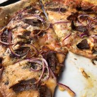 Pizza chorizo (vegan)  at Pizza Paco in Barcelona