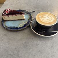 Vegan cheesecake   at Bez Cukru in Katowice