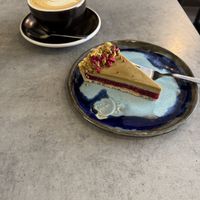 Vegan pistachio tart  at Bez Cukru in Katowice