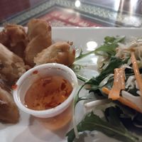 Fried Springrolls at Thai Talay in Pismo Beach
