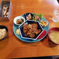 Lunch set at Karakoma in Morioka