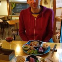 Set meals (also come with rice and soup) at Karakoma in Morioka