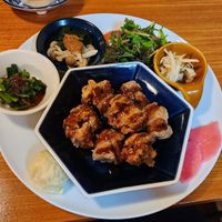 soybean meat at Karakoma in Morioka