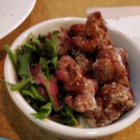 Fried chicken at Karakoma in Morioka