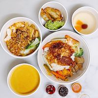 Bird eye view at Greendot - Bugis Junction  in Central Singapore