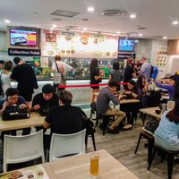 Inside of Greendot Bugis Junction at Greendot - Bugis Junction  in Central Singapore