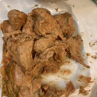 Mushroom rendang (not vegan!)  at Greendot - Bugis Junction  in Central Singapore