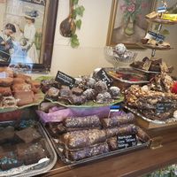 A selection of truffle-like chocolate bars at Karu Talu Šokolaad  in Tallinn