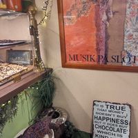 Shelves at Karu Talu Šokolaad  in Tallinn