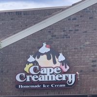 Their sign at Cape Creamery in Cape Coral