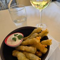 Tempura veg at Graça 77 in Lisbon