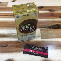 Additive-free organic soy milk at Moomoo Burger & Smoothie in Busan