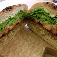 Moomoo burger at Moomoo Burger & Smoothie in Busan