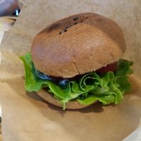 Moomoo burger at Moomoo Burger & Smoothie in Busan