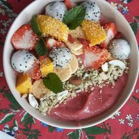 Smoothiebowl at Little Good Things in Mae Hong Son