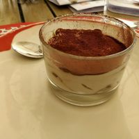 yummy vegan tiramisu at Il Giardino delle Rane in Garda