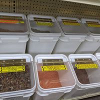 Bulk bins at Marché Branche d'Olivier -  Le Plateau in Montreal