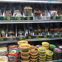 Some of the vegan options at Marché Branche d'Olivier -  Le Plateau in Montreal