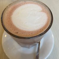Flamingo latte at Vital Cafe & Bistro  in Gyor