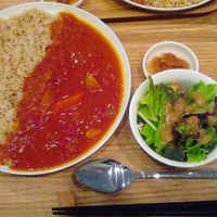 curry plate ¥830 at Mihane in Tokyo