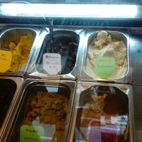 ice cream flavors like mango, caramel, green tea, chocolate, black bean, brown rice at Mihane in Tokyo