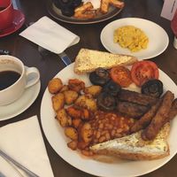 Vegan breakfast at Olive's in Norwich
