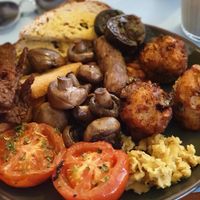 Vegan breakfast at Olive's in Norwich