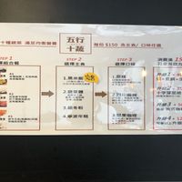 Menu options - in Chinese at Vegluu in Taipei
