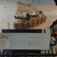 Banana dessert at Madam Bakster in Ghent