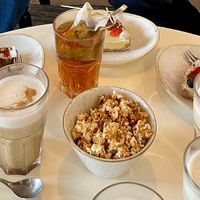 Tea and Cake (always with served with Popcorn 🍿😍) at Madam Bakster in Ghent