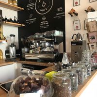 Really good coffee at Madam Bakster in Ghent
