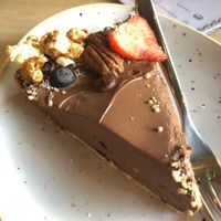 “Maurice” - chocolate tofu tart  at Madam Bakster in Ghent