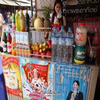:0) Drinks for a veggie sweet tooth right outside the eatery - also managed by the same eatery... at Khouadin Vegetarian in Vientiane