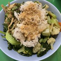 Food at Khouadin Vegetarian in Vientiane