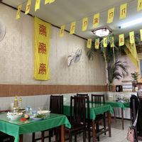 Inside at Khouadin Vegetarian in Vientiane