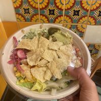 Bowl with cauliflower rice  at Burrito Loco in Prague