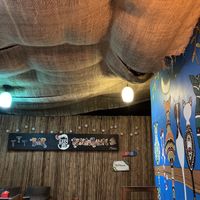 Inside the restaurant   at Lazy Cat in Minca