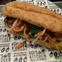 Vietnamese sandwich with lemongrass tofu at Vui's Kitchen in Nashville