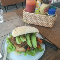 avo veg sandwich at Lilou Cafe in Bangkok