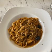 Vegan tagliatelle basilico   at Casa Romana Italian Restaurant in Carlisle