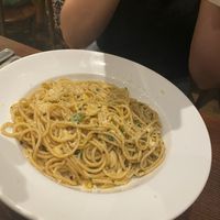 Spaghetti aioli at Casa a Roma in Whitehaven