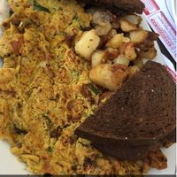 Vegan omelette at My Diner in Melrose