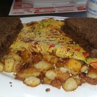 Vegan Omelette at My Diner in Melrose
