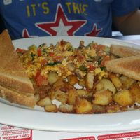 Scrambled tofu at My Diner in Melrose