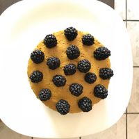 Raw cake at Taqueria Entre Zankas in Zihuatanejo