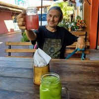 Every day different refreshing drinks! at Taqueria Entre Zankas in Zihuatanejo