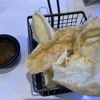 Poppadoms & Mango chutney at Indian Mehfil in Ipswich