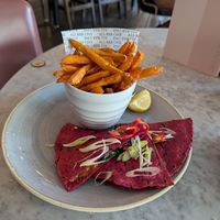 Vegan quesadilla at All Bar One in Sheffield