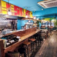 The inside is quite spacious with a cosy feeling 🔥 at Yidaki Cafe in Kobe