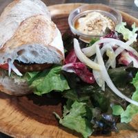 the sandwich menu at Yidaki Cafe in Kobe